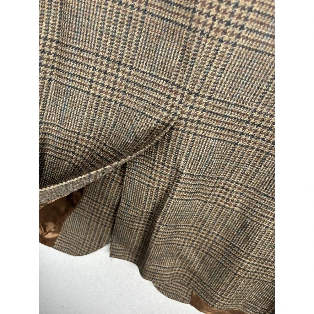 Chaps Ralph Lauren Blazer Mens 46 Brown Plaid Check Wool Tweed Sport Coat Canada